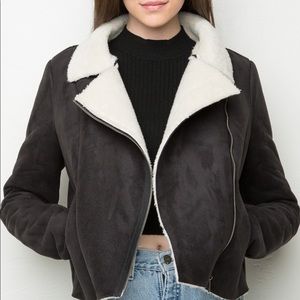 RARE Brandy Melville Faux Fur Bradley Jacket
